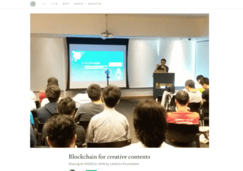 （只有英文）Blockchain for creative contents