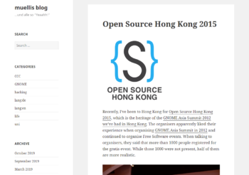 Open Source Hong Kong 2015